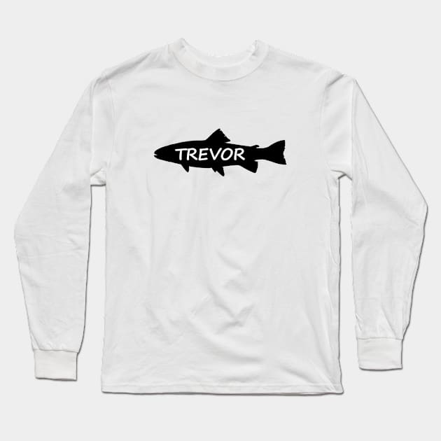 Trevor Fish Long Sleeve T-Shirt by gulden